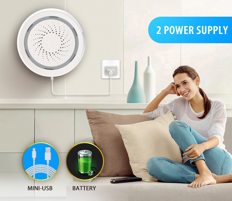 M0L0 powered by Tuya - Smart siren with ligths and sounds - WiFi