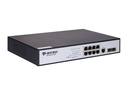 BDCOM S2510PB - Switch Gigabit PoE+ 150W Manageable L2 with 8 gigabit ports and 2 SFP