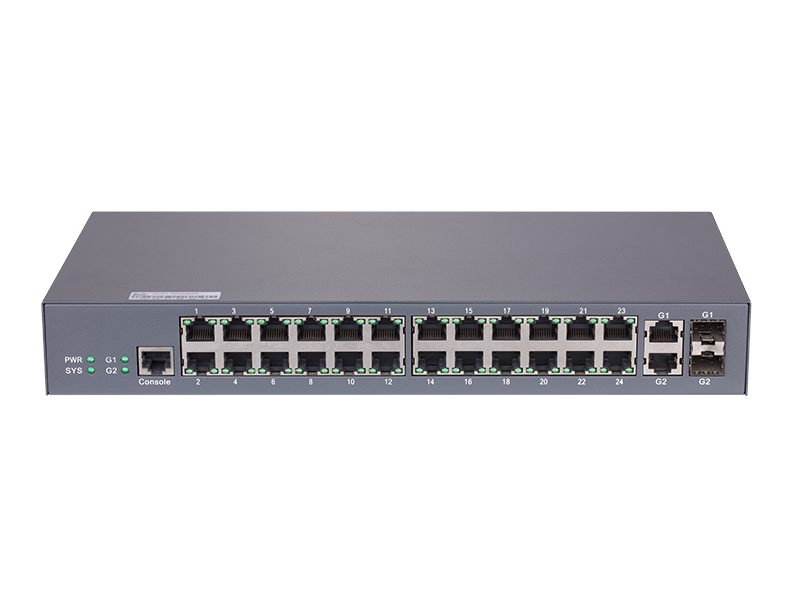 BDCOM S2226I - Switch Ethernet Manageable L2 with 24 puertos 100M and 2 SFP combo 1G