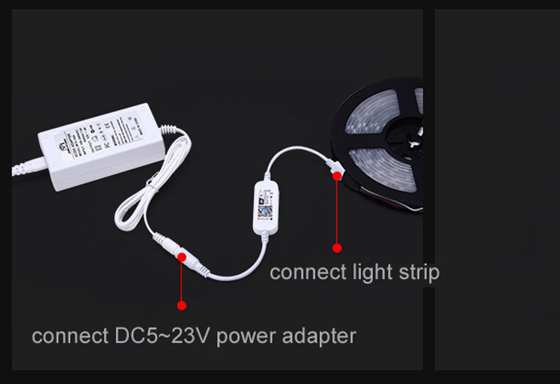 M0L0 powered by Tuya - Pack smart led controller and led strip RGB 5 m. - WiFi