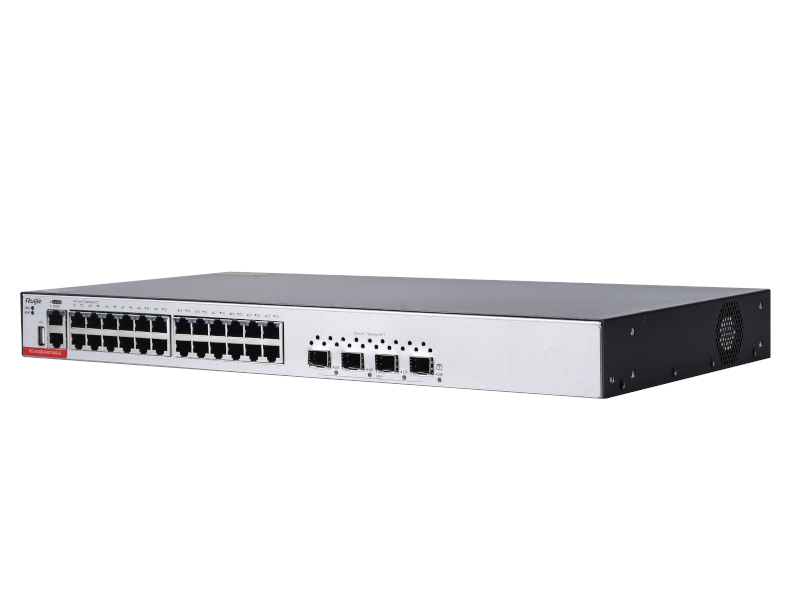 Ruijie RG-S5300-24GT4XS-E - Switch de  puertos Gigabit y 4 puertos 1G/10G SFP+
