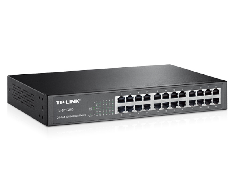 TP-Link TL-SF1024D - Conmutador de 24 puertos 10/100M