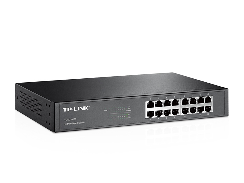 TP-Link TL-SG1016D - 16-Puertos Gigab. ECO-Switch