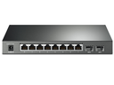 TP-Link TL-SG2210P - JetStream™ Conmutador Gigabit Smart PoE+ de 8 puertos con 2 ranuras SFP