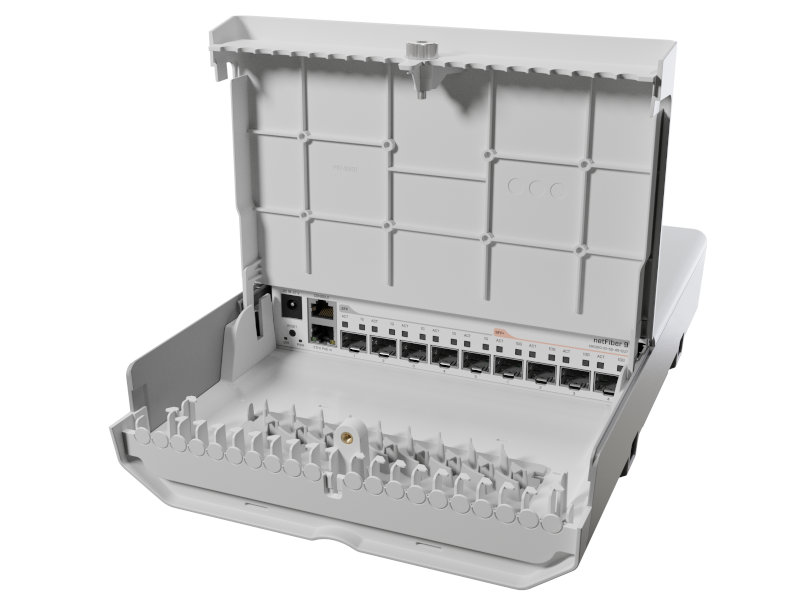 Mikrotik CRS310-1G-5S-4S+OUT Cloud Router 5 puertos 1G SFP, 4 puertos 10G SFP+