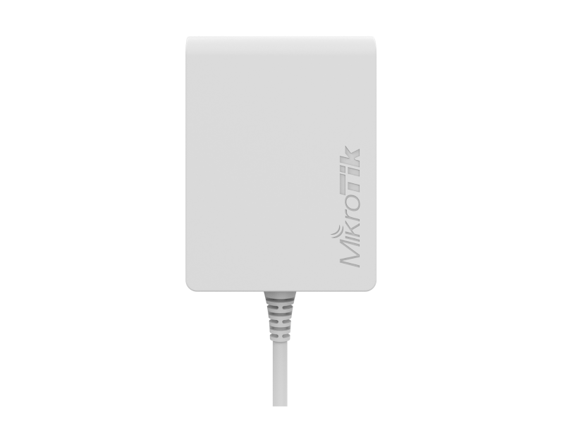 Mikrotik PL7400 - Adaptador PLC (Powerline) de 100 Mbps enchufe europeo con salida microUSB (sin cable LAN)