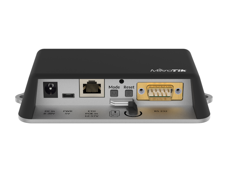 Mikrotik RB912R-2nD-LTm - LtAP mini Router exterior LTE WiFi 802.11N 2x2 300 Mbps 2 slots SIM LTE 1 puerto fast ethernet GPS 1 microUSB RouterOS L4 