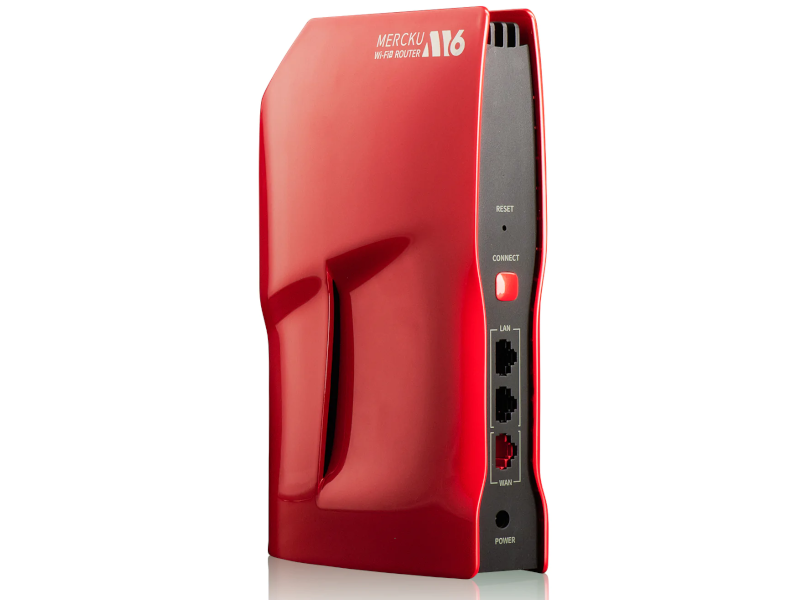 Mercku M6 Queen - Router y nodo mesh WiFi 6 - color rojo