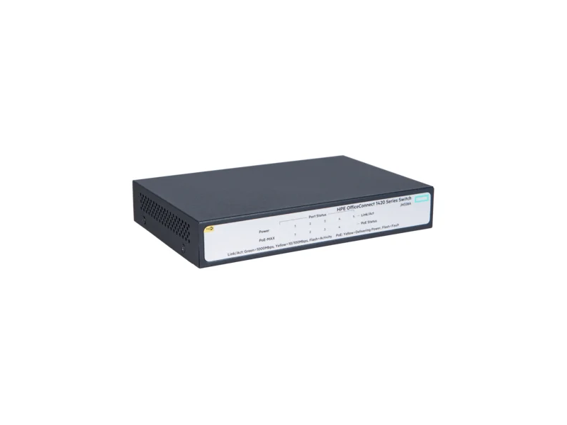 HPE OfficeConnect 1420 5G POE+ (32W)  - Switch no gestionable  5 puertos gigabit PoE+ 32W  (JH328A)