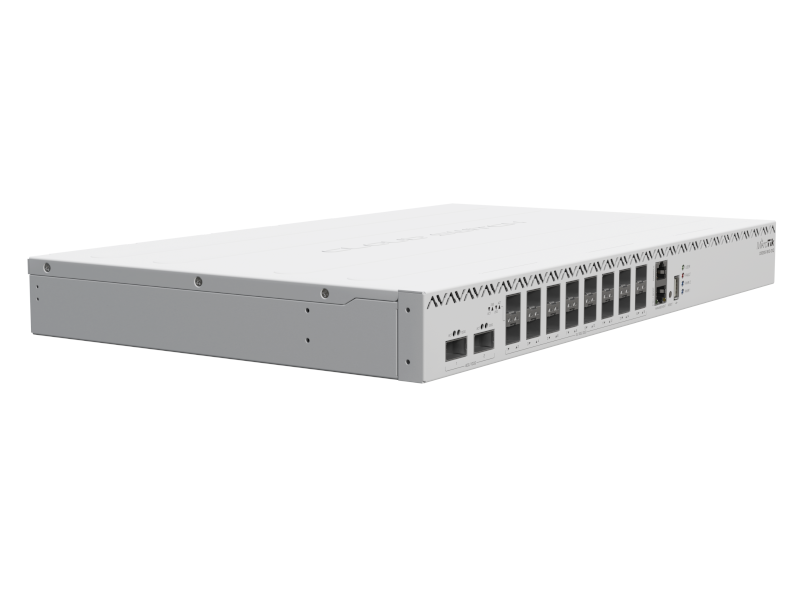 Mikrotik CRS518-16XS-2XQ-RM Cloud Router Switch 518-16XS-2XQ-RM with RouterOS L5 license, rackmount case