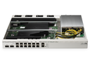 Mikrotik CCR2216-1G-12XS-2XQ - Cloud Core Router 16 núcleos RouterOS L6 con 1 puerto gigabit, 12 slots XSFP28 25G y 2 slots QSFP28 100G (Versión Internacional - Enchufe US)