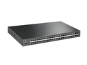TP-Link TL-SG3452XP - Conmutador administrado JetStream de 48 puertos Gigabit y 4 puertos 10GE SFP+ L2+ con 48 puertos PoE+