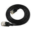Linkium LNK-BP102010-BK-1.5M Cable 1.5M Slim 28AWG Cat.6A U/UTP 