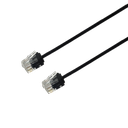 Linkium LNK-BP102027-BK-0.5M Cable 0.5M SlimBlade Cat.6 U/UTP 