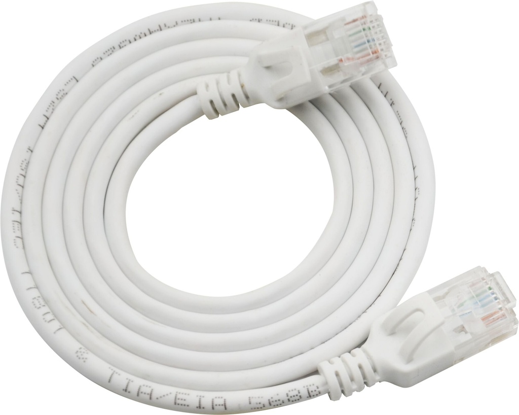Linkium LNK-BP102010-WH-0.5M Cable 0.5M Slim 28AWG Cat.6A U/UTP 