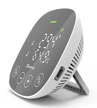 SmartLife HS3AQ-TY Zigbee monitor de calidad del aire ZigBee 3,0 HS3AQ, detección de CO2, temperatura y humedad, alarma en tiempo real