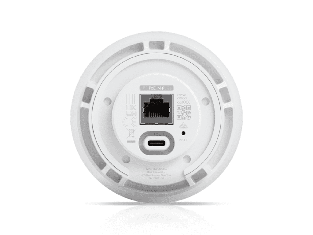 Ubiquiti UVC-G5-Pro - Cámara PoE 4K de última generación con zoom óptico 3x que puede instalarse en interiores o exteriores