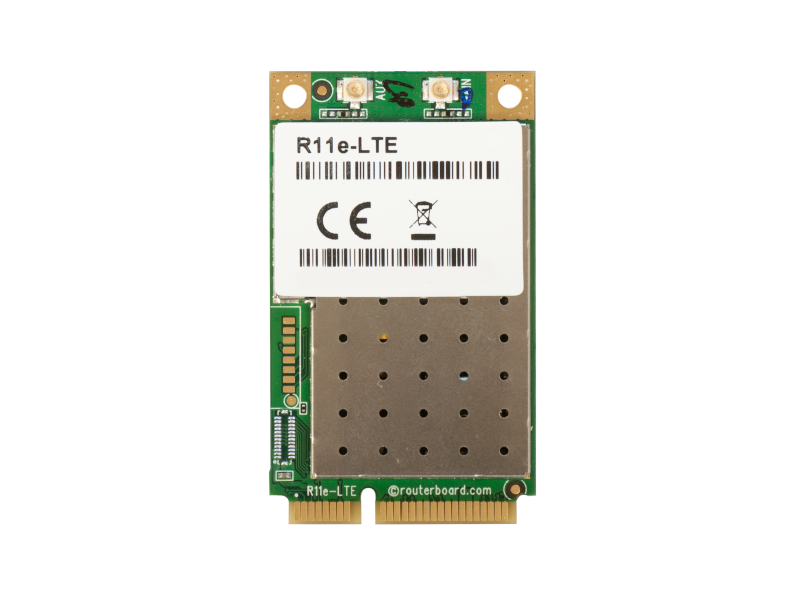Mikrotik R11e-LTE - Módulo miniPCI-e LTE cat-4 bandas internacionales 150 Mbps 
