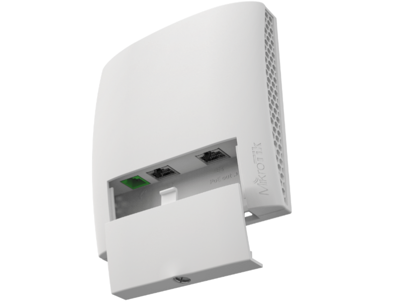 Mikrotik RBwsAP-5Hac2nD - Access Point wsAP AC Lite 3 RJ45 wall, dual AC1200 WiFi, 1 USB, RouterOS L4