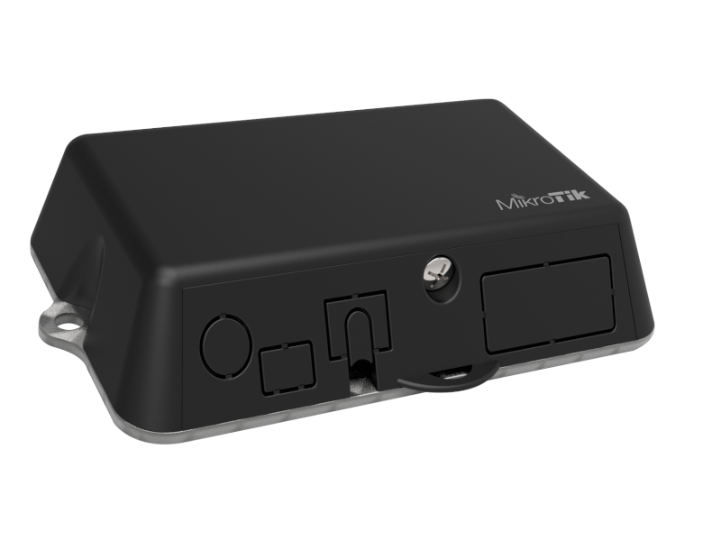 Mikrotik LtAP mini LTE kit - LtAP mini Router exterior con módulo LTE cat4 WiFi N 2.4 GHz. 2 SIM LTE 1 RJ45, RouterOS L4 