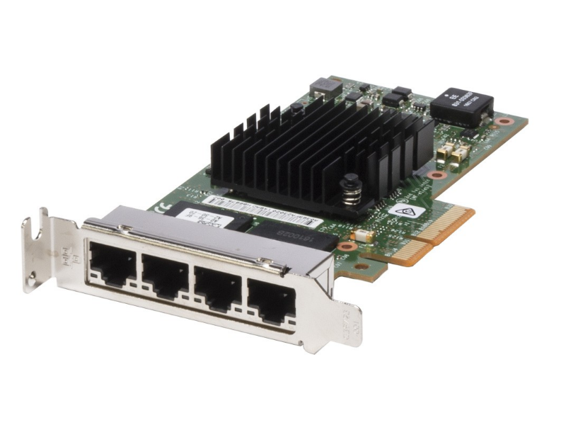 DELL Intel Ethernet Server Adapter 1GB I350-T4 1GB Quad Port Low profile for left slot