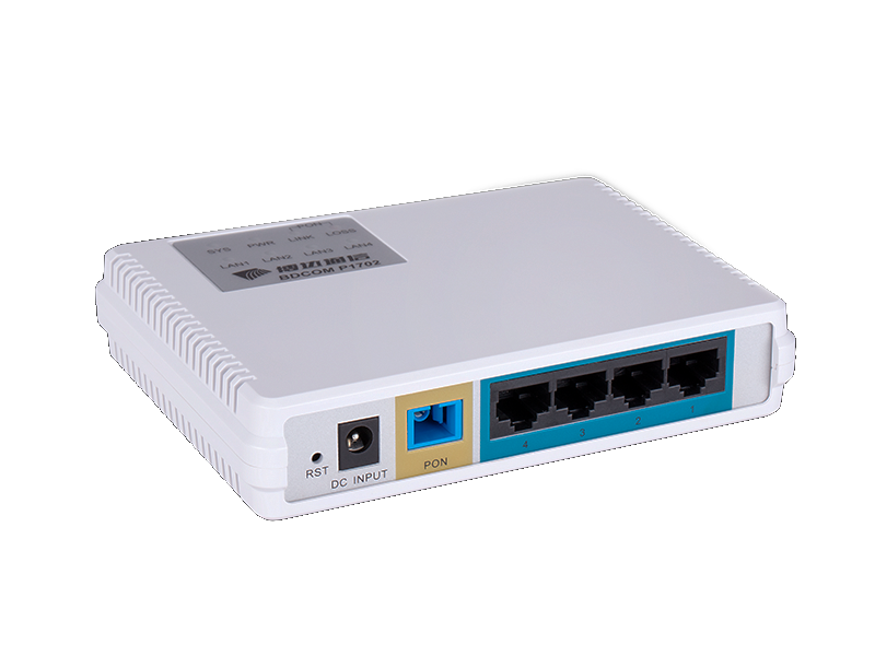 BDCOM GP1702-4F - ONU 1GPON (SC/UPC) 1 Gigabit 3 Fast Ethernet ports