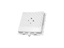 SunParl SPD-REH - Caja de aluminio exterior IP66 233x233x45 mm. 1 orificio Ethernet y 2 orificios N