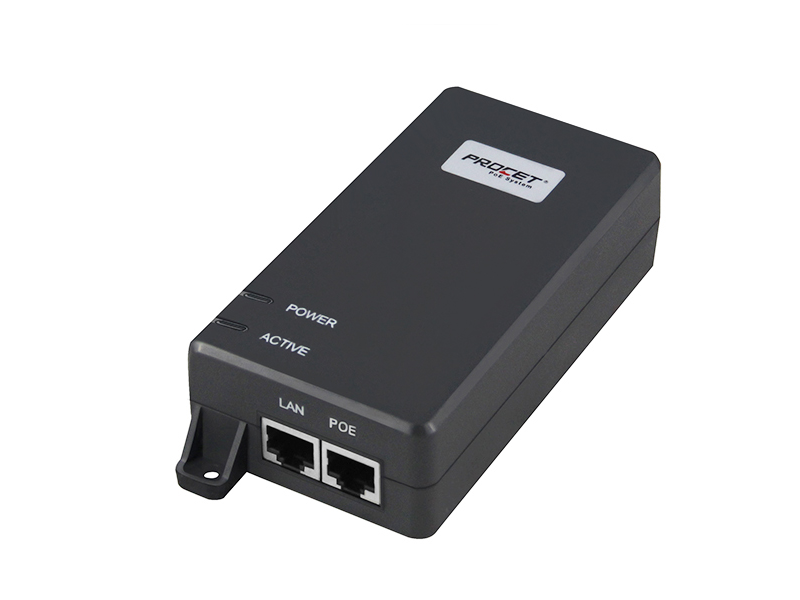 ProcetPoE PT-PSE104GO-30 802.3at PoE+ Injector with Wide-Temp