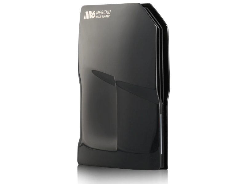 Mercku M6 Queen - Mesh Router and Node WiFi 6 - black color