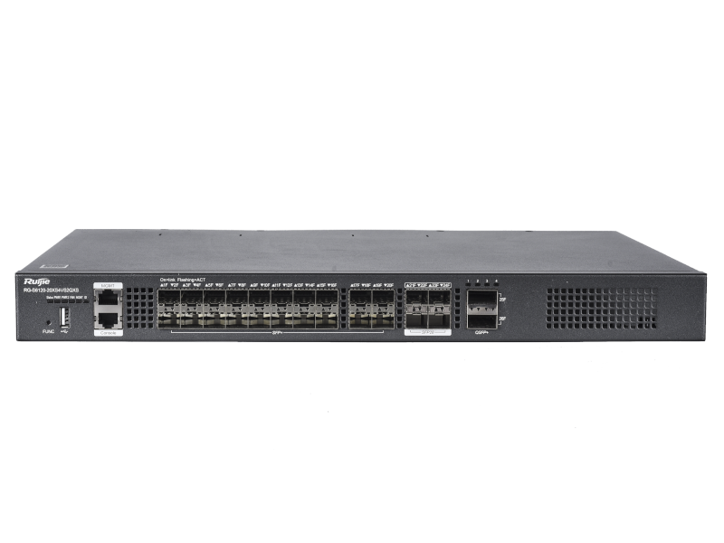 Ruijie RG-S6120-20XS4VS2QXS 10G S Layer 3 Managed Switch, 20 SFP+ ports 4 SFP28 and 2 QSFP+ ports