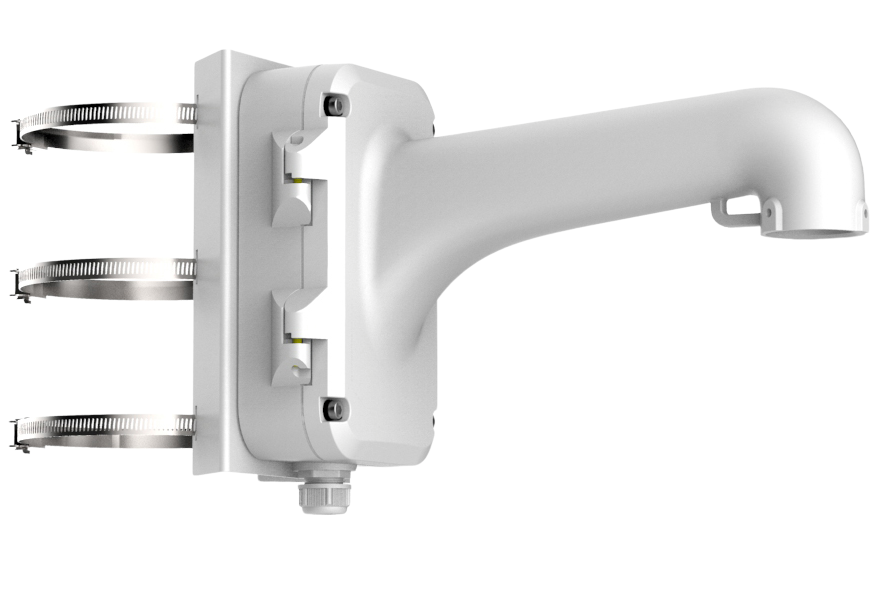 Hikvision- DS-1604ZJ-POLE Vertical Pole Mounting Bracket for Speed  Dome