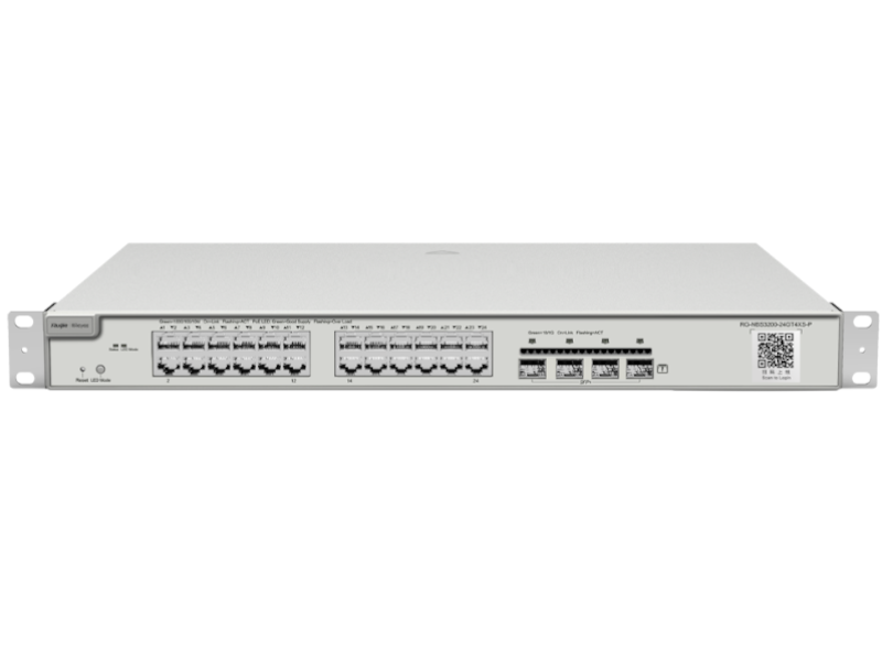Reyee RG-NBS3200-24GT4XS Switch gestionable 24 puertos Gbps, 4 puertos 10 Gbps