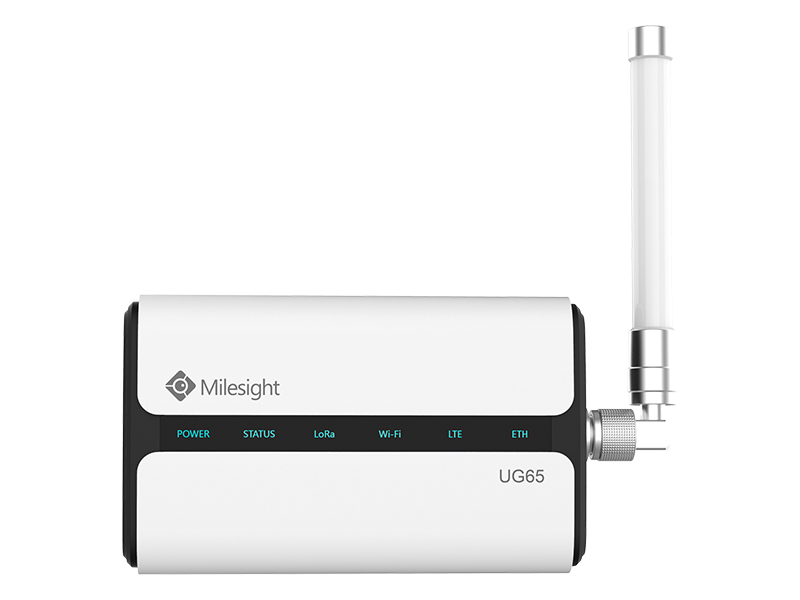 Milesight UG65-868M-EA-H32 - Gateway HELIUM 868 MHz. con WiFi, Ethernet, PoE y Antena Externa