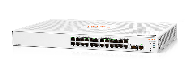 HPE Networking Instant On 1830-24G-2SFP - Aruba 1830 24-port gigabit switch 2 SFP slots