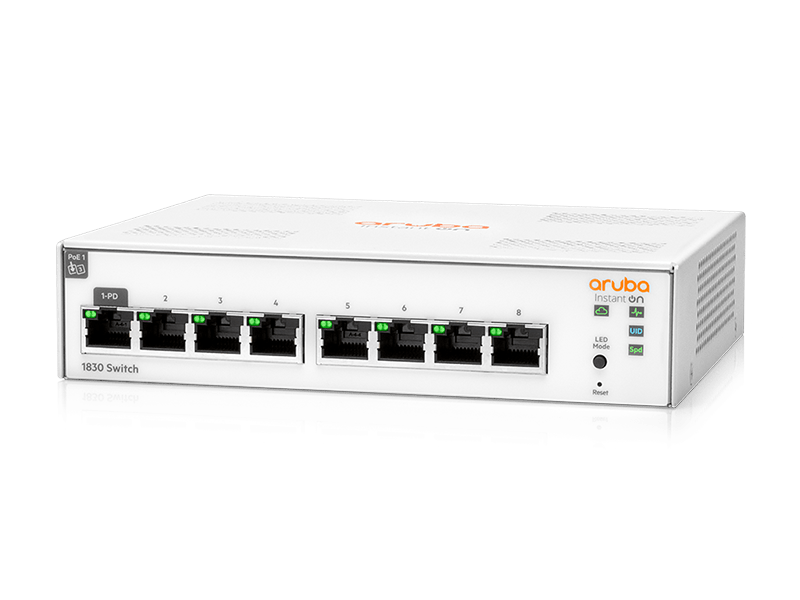 HPE Networking Instant On 1830-8G - Aruba 1830 8 port gigabit switch