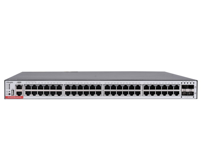 Ruijie RG-S5300-24GT2SFP2XS-P-E - Managed Switch L2 with 24 Gigabot ethernet ports and 4 SFP slots. Cloud control and Power Supply included