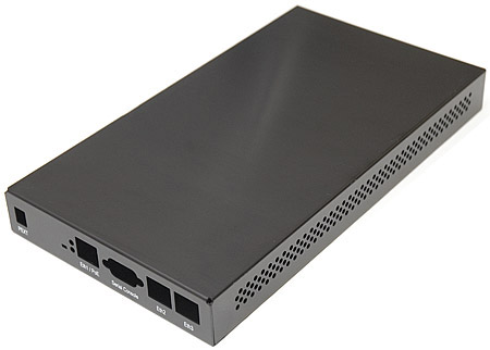 Mikrotik CA/600 Caja aluminio interior negra para RouterBoard RB600