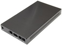 Mikrotik CA/600 Caja aluminio interior negra para RouterBoard RB600,  4 agujeros para  Nhembra Bulkhead conector antena AC/SWI Swivel