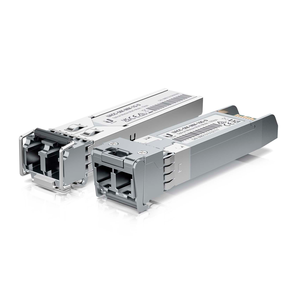 Ubiquiti UACC-OM-MM-1G-D-2 Multimode Fiber Module, Duplex, 1Gbps, Pack 2