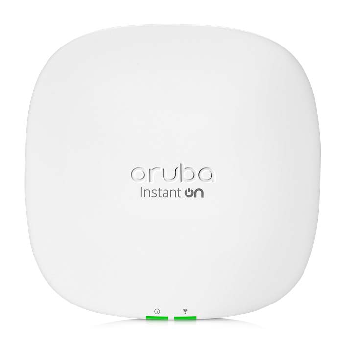 Aruba Instant On AP25 - Ultra Fast 802.11ax WiFi 6 Access Point, 4x4:4 AX5400 Bundle with Power Supply R9B33A