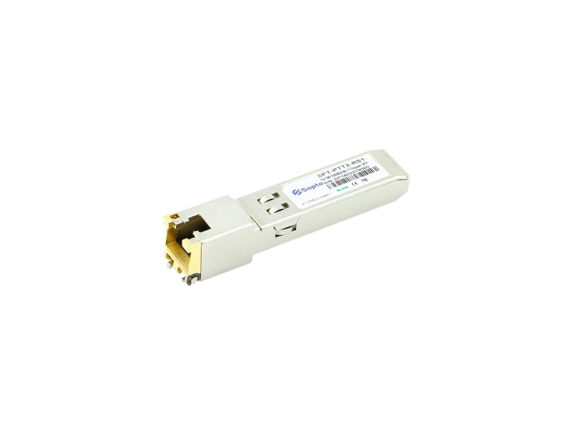 Sopto SPT-PTT2-RS1-M - Módulo SFP puerto de cobre Gigabit 100m Interfaz RJ45 para Ubiquiti, Mikrotik o TP-Link