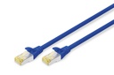 Digitus CAT 6A S-FTP patch cable, Cu, LSZH AWG 26/7, length 0.25 m, color blue