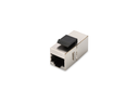 DIGITUS DN-93613-1 Modular CAT 6 coupler, shielded RJ45 to RJ45, for panel connection