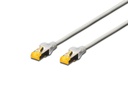 DIGITUS DK-1644-A-100 Cable de conexión CAT 6A S-FTP, Cu, LSZHAWG 26/7, longitud 10 m, color gris