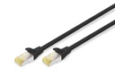 Digitus DK-1644-a-005/bl Connecting cable CAT 6A S-FTP, Cu, LSZH AWG 26/7, length 0.5 m, color black