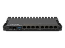 Mikrotik RB5009UPr+S+IN - PoE+ IN/OUT Desktop Router with 7 RJ45 gigabit, 1 RJ45 2.5 Gbps, 1 SFP+ 10 GB, RouterOS L5