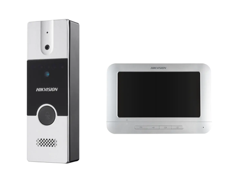 Hikvision DS-KIS202T(O-STD) - Analog 4-wire Video Intercom Kit