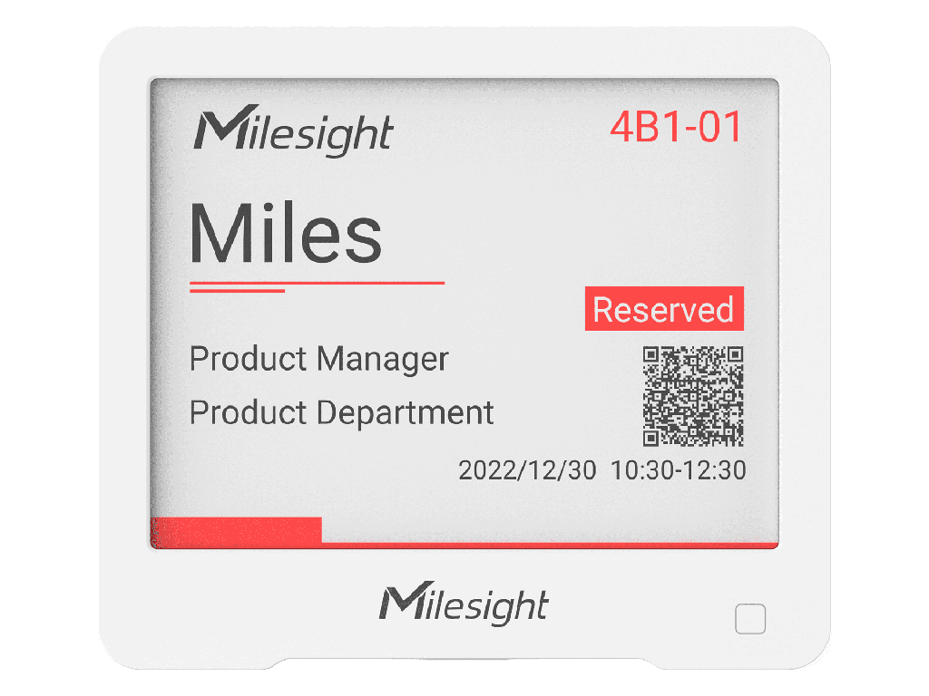Pantalla IoT de tinta electrónica Milesight DS3604-868M