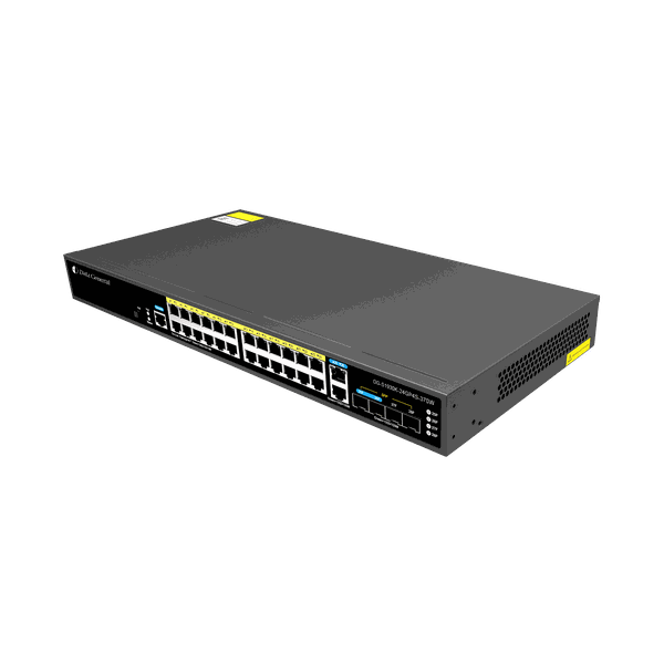 Data General DG-S1930K-24GP4S-370W - Switch Gbit 24 puertos PoE+ RJ45 y 4 puertos SFP - 370w