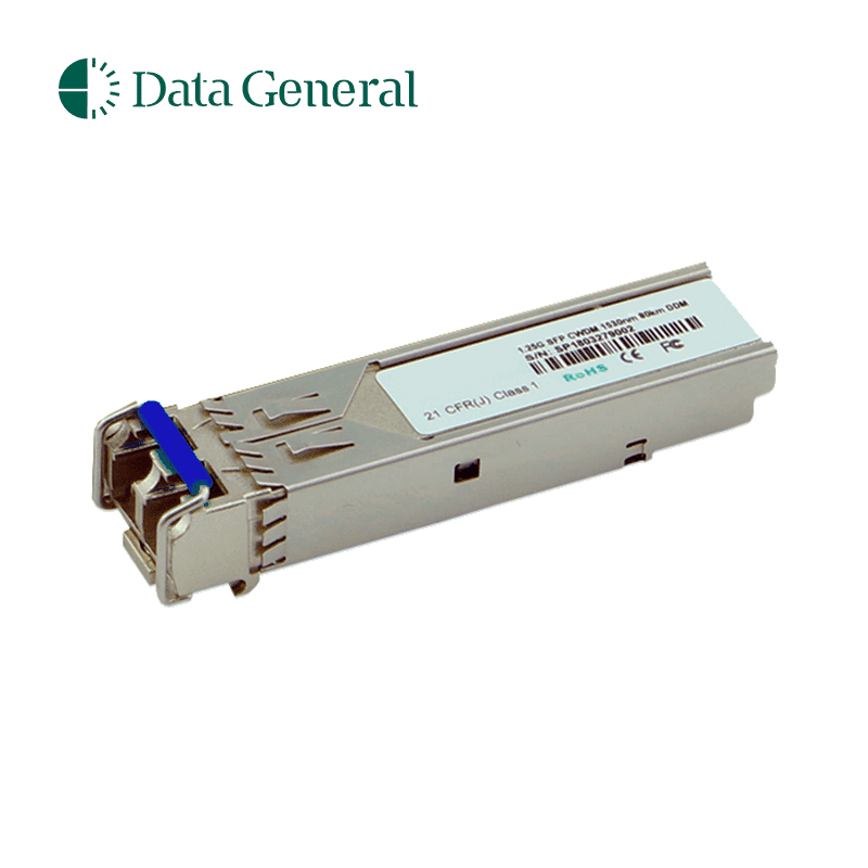 Data General - DG-1G-LX-SM1310 - Transceiver SFP 1310nm 1.25G 10km LC Interface with DDM Commercial Temperature for Ruijie 